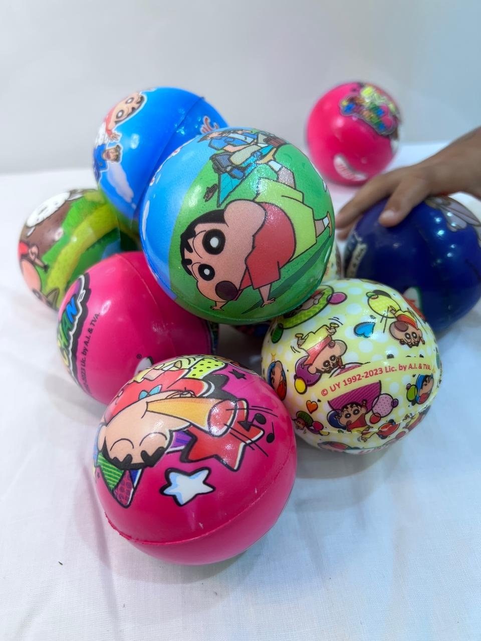 Cute Small Cartoon Expression Squeeze Balls Multicolor/Expression Balls/Birthday Return Gift/Expression Squeeze Balls or Kids/Caroon Printed Balls for Kids - Pack Of 12