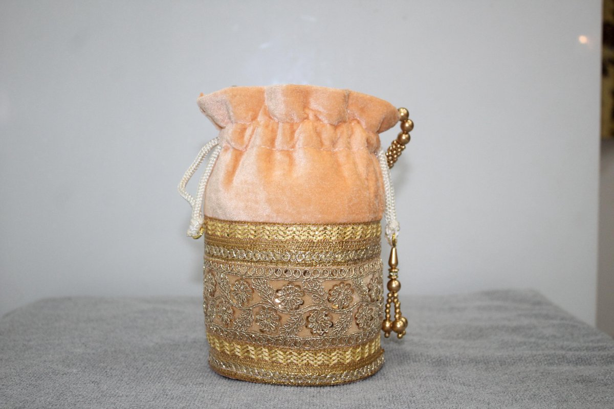velvet shagun potli pouch