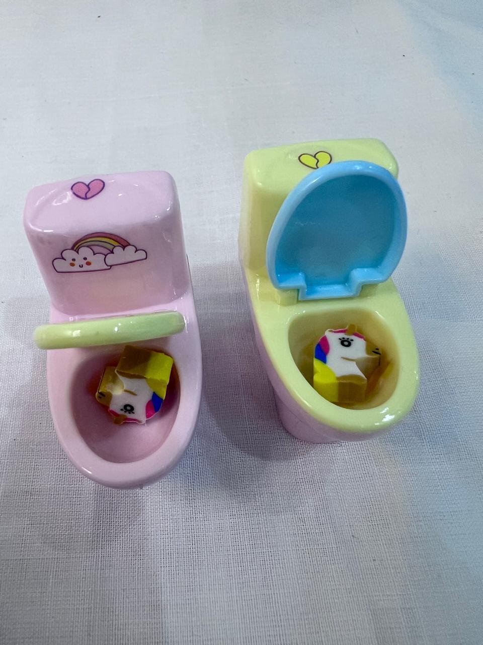 Unicorn Sharpener with erasor - Pack Of 5 -Combo